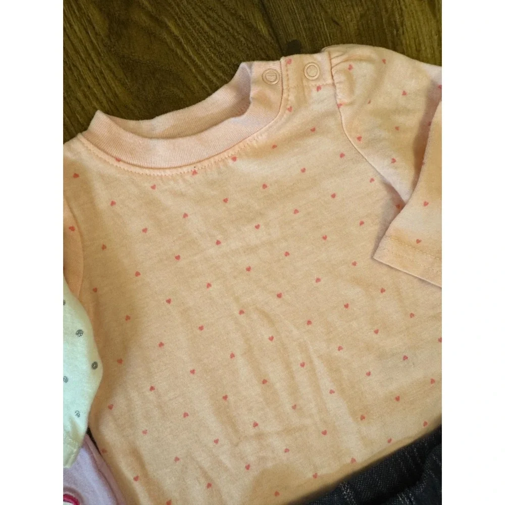 Baby Girl 3 Months Outfits Leggings Pants Shirts Long Sleeve Clothes Lot Penguin